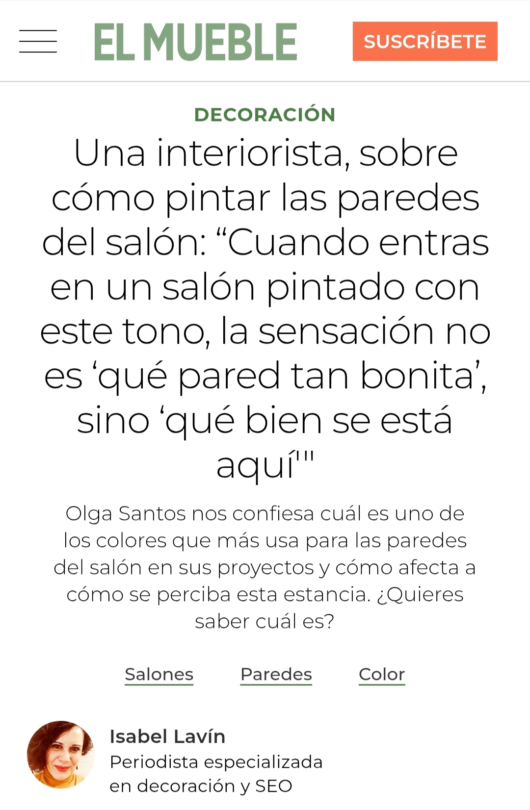 como pintar las paredes del salón